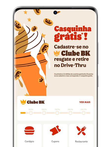 Aplicativo Burger King Aplicativo Burger King
